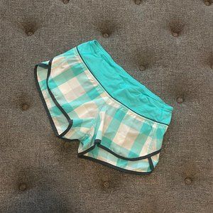 Lulu Lemon Plaid Active Shorts